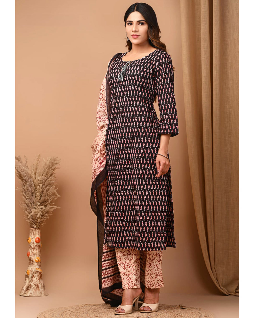 DP-W01796 Black Salwar