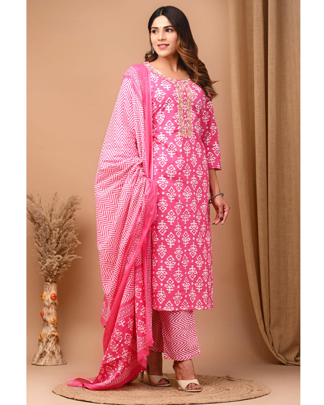 DP-W01800 Pink Salwar