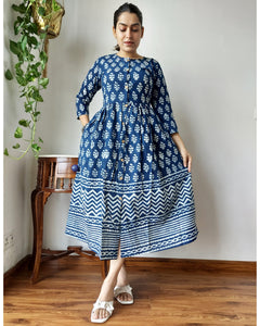 IT-X23425 Block print Kurthi