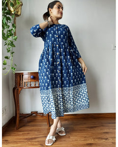 IT-X23425 Block print Kurthi