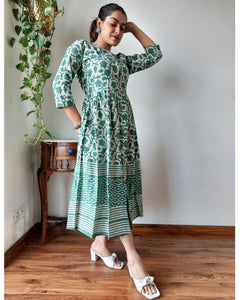 IT-X23429 Block print Kurthi