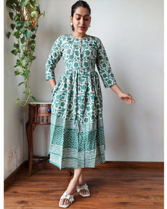 IT-X23429 Block print Kurthi