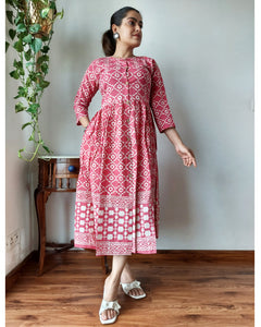 IT-X23424 Block print Kurthi