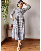 Load image into Gallery viewer, IT-X23428 Block print Kurthi