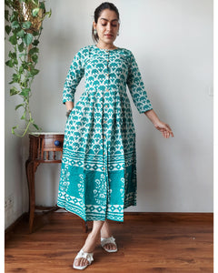 IT-X23427 Block print Kurthi