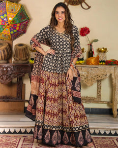 IT-WD274 Cotton Lehenga 3pc set