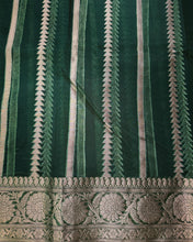 Load image into Gallery viewer, DP-W16305 Green Kora sari